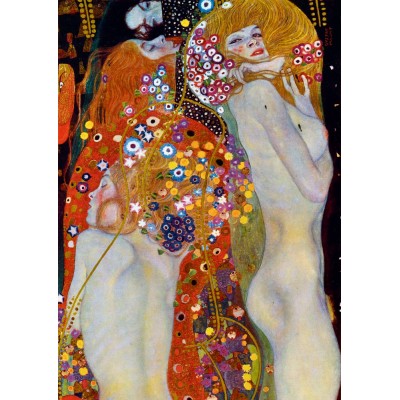 Art-by-Bluebird-F-60247 Gustave Klimt - Water Serpents II, 1907