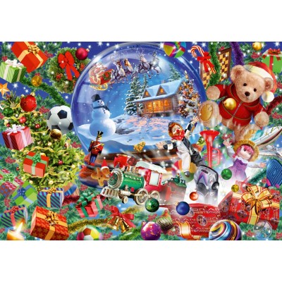 Bluebird-Puzzle-70236-P Christmas Globe