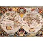 Bluebird-Puzzle-70246-P Antique World Map