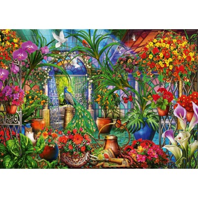 Bluebird-Puzzle-70248-P Tropical Green House