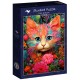 Chaton et Fleurs