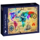 Colorful World Map