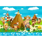 Bluebird-Puzzle-F-90047 Small Indian Tribe