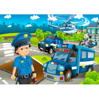 Bluebird-Puzzle-F-90049 Police Rescue Team