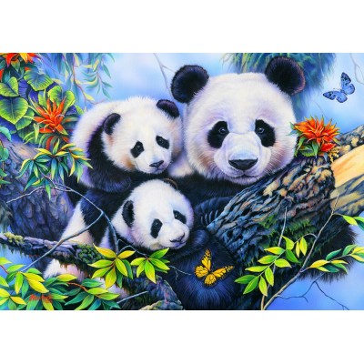 Bluebird-Puzzle-F-90062 Panda Family