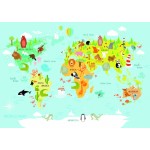 Bluebird-Puzzle-F-90070 World Map for Kids