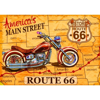 Bluebird-Puzzle-F-90256 Route 66