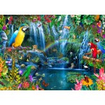 Bluebird-Puzzle-F-90344 Parrot Tropics