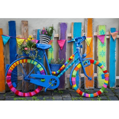 Bluebird-Puzzle-F-90353 My Beautiful Colorful Bike