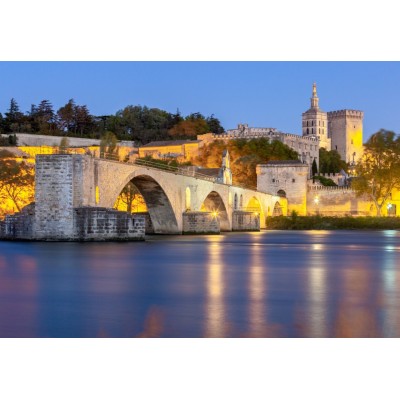 Bluebird-Puzzle-F-90375 Pont Saint Benezet, Pont d'Avignon