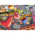 Bluebird-Puzzle-F-90471 Shopping des Dinosaures
