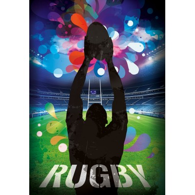 Bluebird-Puzzle-F-90487 Rugby Stadium