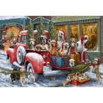 Bluebird-Puzzle-F-90523 Dogs on Truck