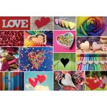 Bluebird-Puzzle-F-90547 Collage - Love in Color