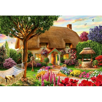 Bluebird-Puzzle-F-90552 Thatched Cottage