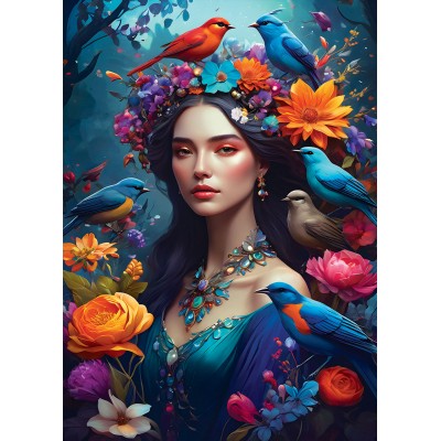 Bluebird-Puzzle-F-90575 Diana - Soul of Nature Collection