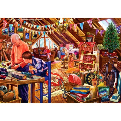 Bluebird-Puzzle-F-90659 Attic Playtime