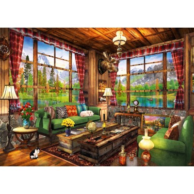 Bluebird-Puzzle-F-90677 Mount Cabin View