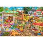 Bluebird-Puzzle-F-90683 Farmers Market Spring Summer Season
