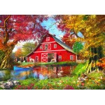 Bluebird-Puzzle-F-90687 Sunny Autumn At The Barn