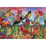 Bluebird-Puzzle-F-90693 Birds and Blooms Garden