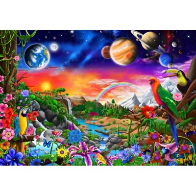 Bluebird-Puzzle-F-90696 Cosmic Paradise