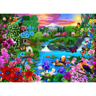 Bluebird-Puzzle-F-90697 Oriental Paradise