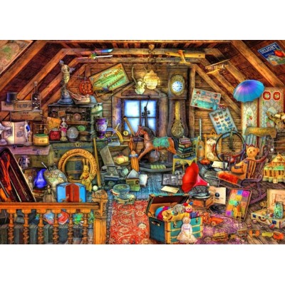 Bluebird-Puzzle-F-90711 Hidden Object Attic