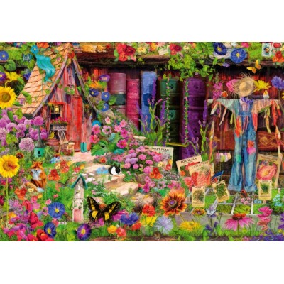 Bluebird-Puzzle-F-90722 The Scarecrow's Garden