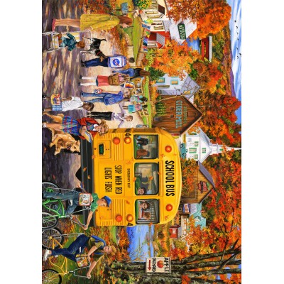 Bluebird-Puzzle-F-90748 The School Bus