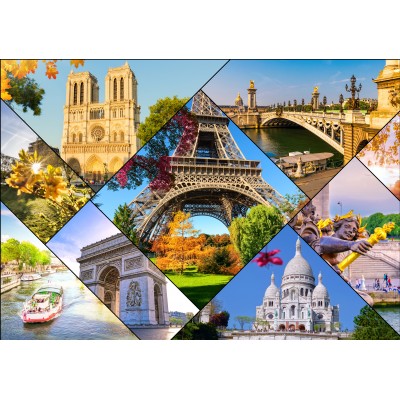 Bluebird-Puzzle-F-90760 Les Monuments de Paris