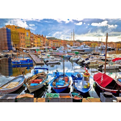 Bluebird-Puzzle-F-90776 Le Port Coloré de Saint-Tropez