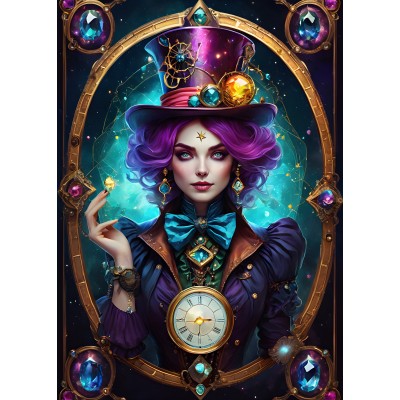 Bluebird-Puzzle-F-90826 Violet - Steampunk Collection