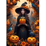 Bluebird-Puzzle-F-90828 Halloween Witch