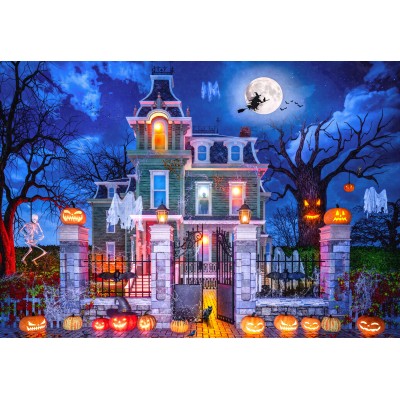 Bluebird-Puzzle-F-90829 The Halloween House