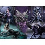 Bluebird-Puzzle-F-90836 Anne Stokes - Gothic Dreams