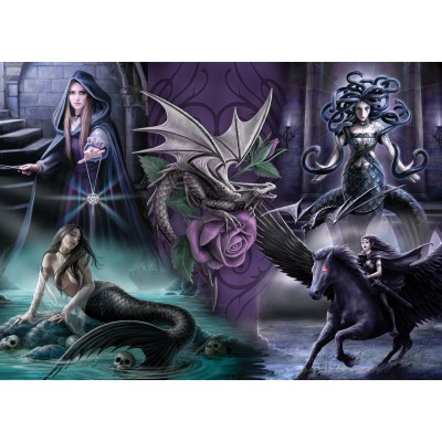 Bluebird-Puzzle-F-90836 Anne Stokes - Gothic Dreams