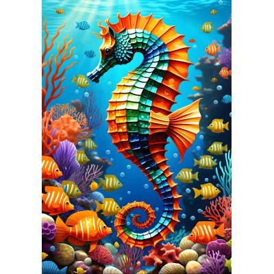 Bluebird-Puzzle-F-90848 Seahorse