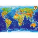 Bluebird-Puzzle-F-90879 World Geo-Political Map