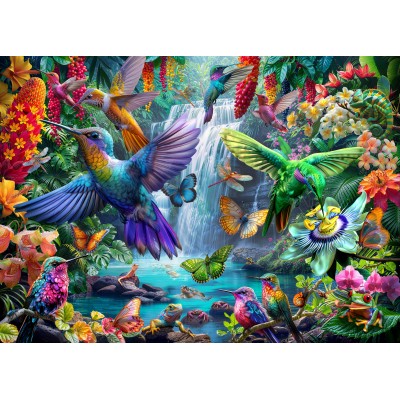 Bluebird-Puzzle-F-90905 Tropical Hummingbirds