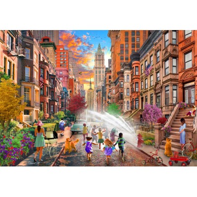 Bluebird-Puzzle-F-90967 Journées d'Eté Chaudes à New York