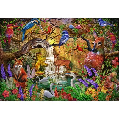 Bluebird-Puzzle-F-90981 Forêt Dorée