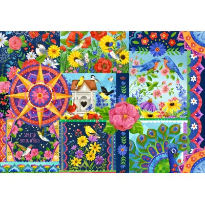 Bluebird-Puzzle-F-90997 Les Couleurs du Printemps