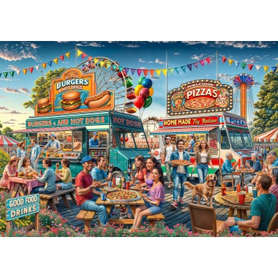 Bluebird-Puzzle-F-91002 Food Truck