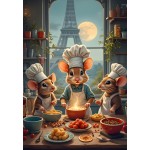 Bluebird-Puzzle-F-91008 Les Petits Chefs de Paris