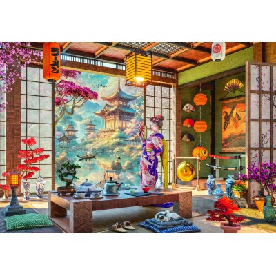 Bluebird-Puzzle-F-91018 Salon de Thé Japonais