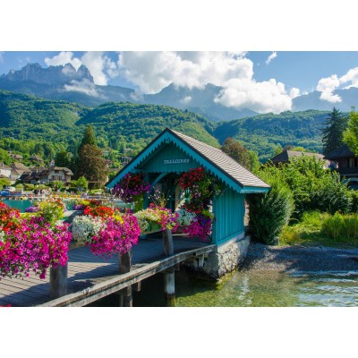 Bluebird-Puzzle-F-91025 Vue sur le Lac d'Annecy
