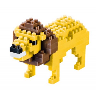 Brixies-57918 Nano Puzzle 3D - Lion