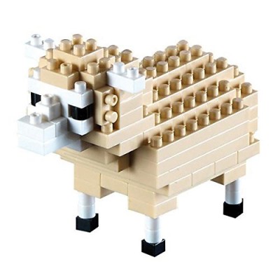 Brixies-58114 Nano Puzzle 3D - Mouton