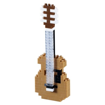 Brixies-58621 Nano Puzzle 3D - Guitare (Level 2)